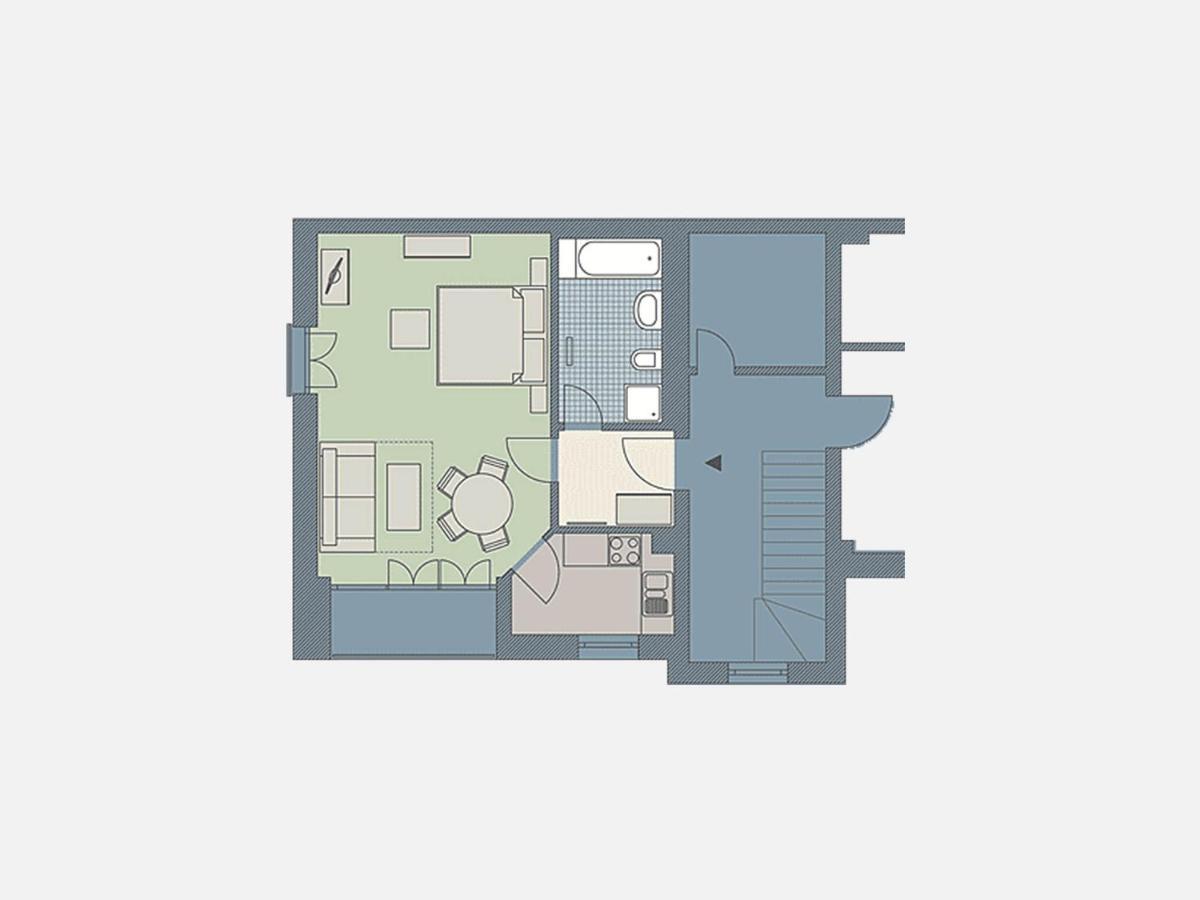 Kaiservillen Heringsdorf - 1-Raum-Ferienwohnung Mit Balkon Dr3 Екстер'єр фото